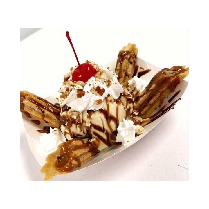 Churros with Ice Cream